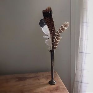 Vintage Silver Taper Candle Holder Scalloped Base